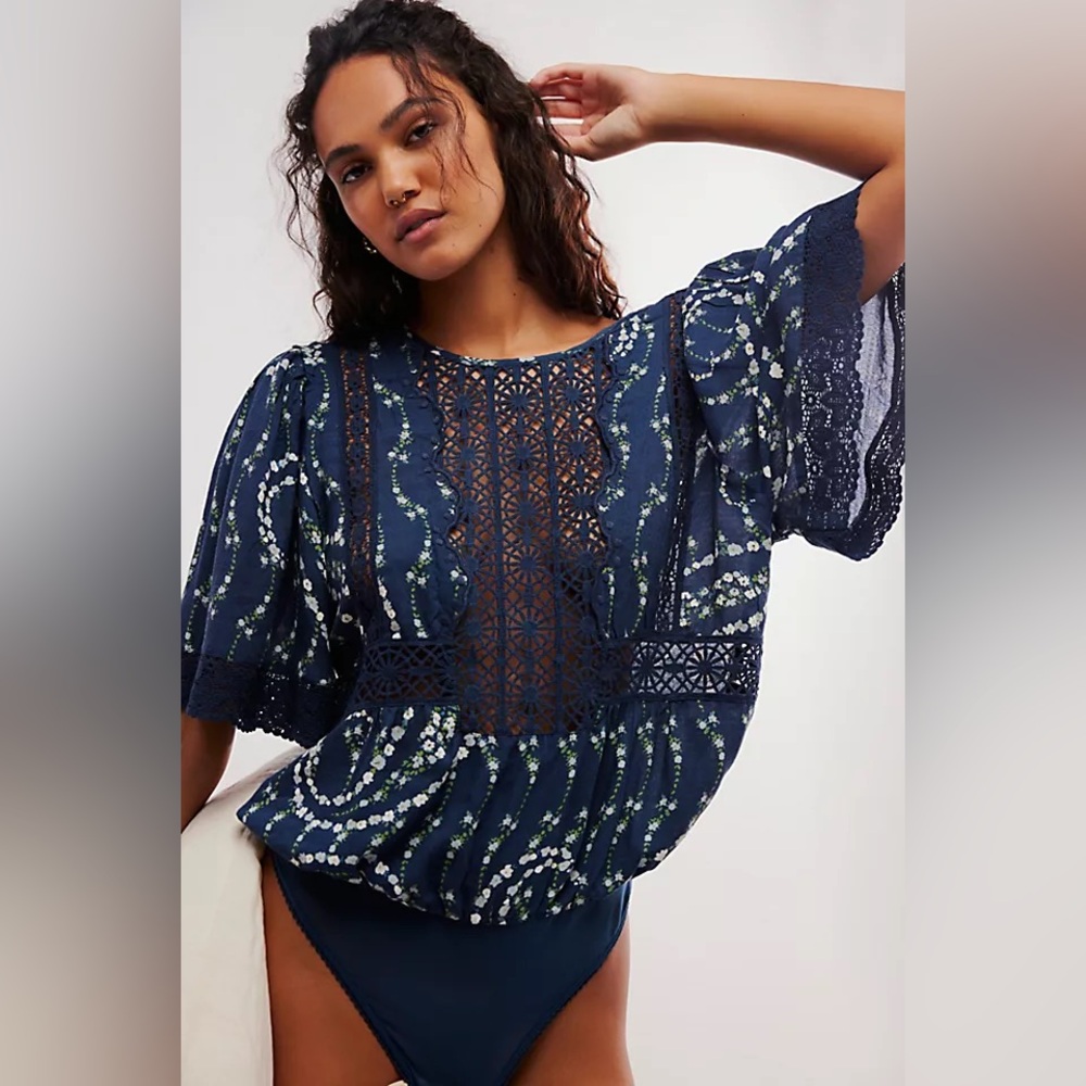 Bali Tate Mixed Media Bodysuit